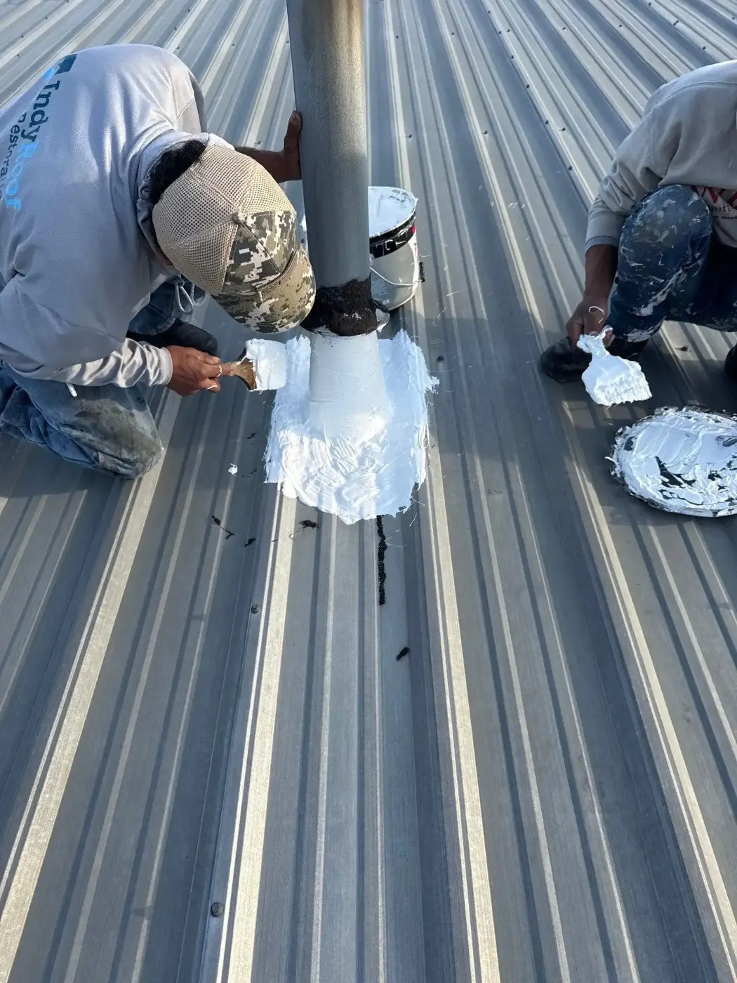 Commercial roofing by Geist Commercial Roofing near Lapel, IN