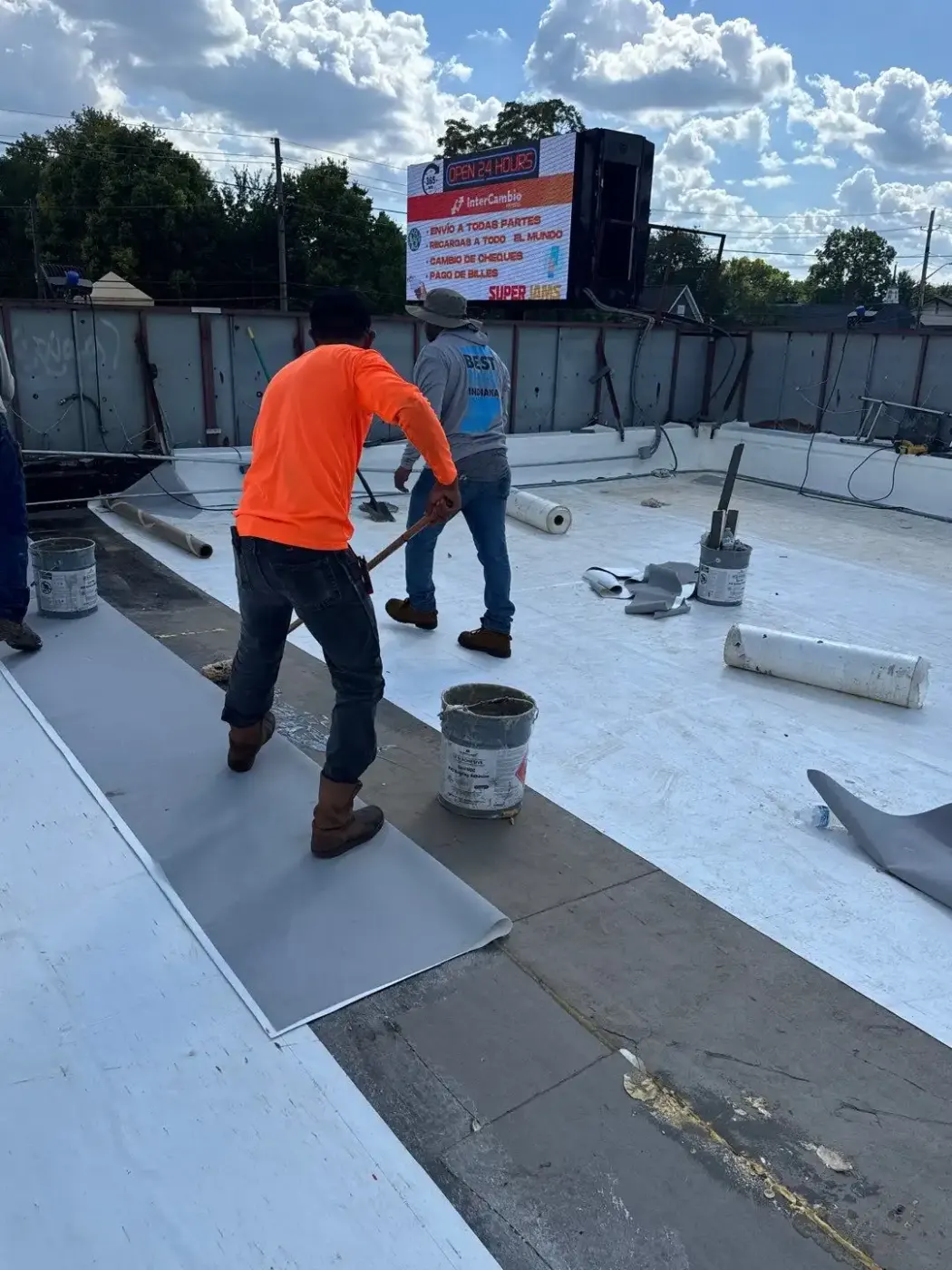 Commercial Roofing in Geist